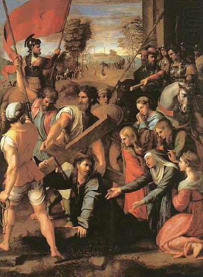 RAFFAELLO Sanzio Christ Falls on the Way to Calvary china oil painting image